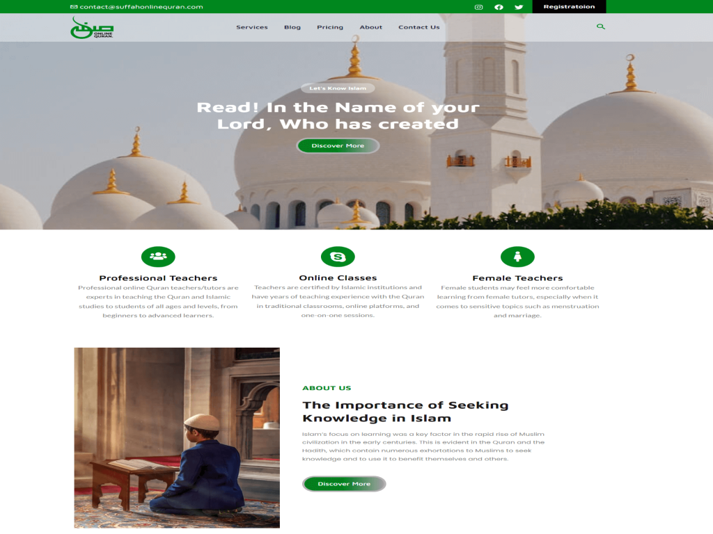 islamic-educational-website-wordpress-elementor-pro