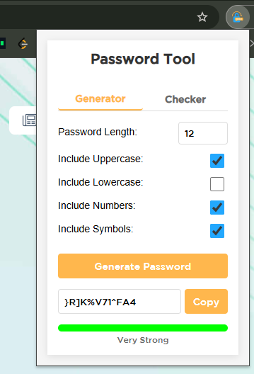 Password Generator & Strength Checker