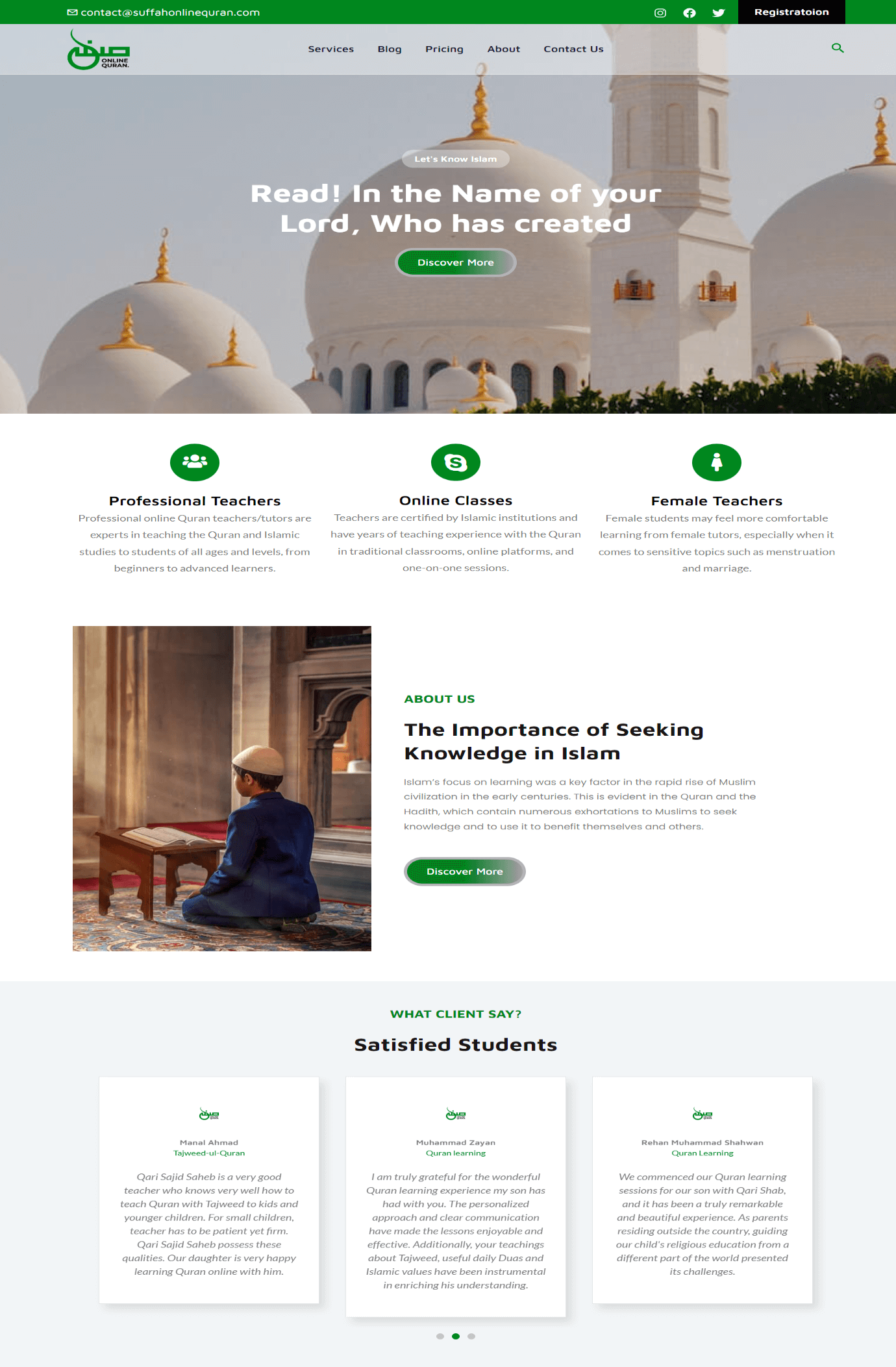 Islamic Educational Website